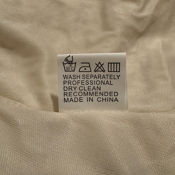 Lace Embroidered  Maxi Skirt Cream Color Size XL - Picture 10 of 10